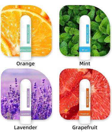 8pc Nasal Stick V-apor Inhaler Nasal Stick Natural Nasal Inhaler Portable Aromatherapy Inhaler Stick Nasal Relaxation Inhaler Natural Nasal Congestion Inhaler for Nasal Relief - Buy Online on GoSupps.com