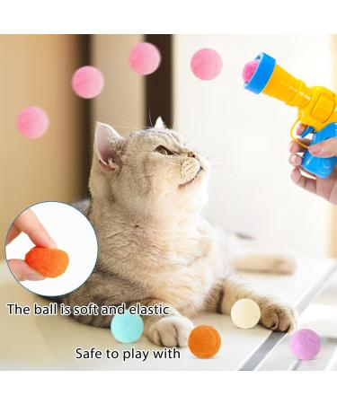 NHYDZSZ Cat Toys - 100 Soft Noiseless Interactive Balls for Cats & Kittens | Ideal Indoor Play - Buy Online on GoSupps.com