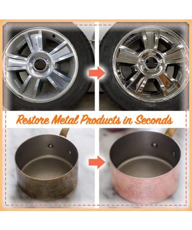 Raturv Metal Polish Cream Metal Polishing Paste Chrome Polish and Rust Remover Chrome Polish and Rust Remover Iron Eraser and Rust Remover Metal Polish (3 Pcs) - Buy Online on GoSupps.com