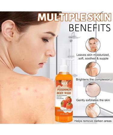 MR.A Persimmon Body Wash for Strong Body Odor Persimmon Liquid Soap for Old People Smell Nonenal Eliminator Purifying & Deodorizing Wash 10FL OZ - Buy Online on GoSupps.com