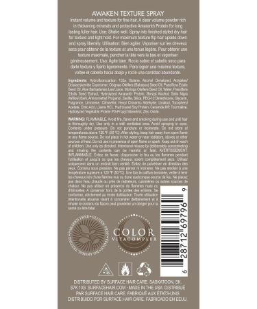 Surface Hair Awaken Finishing Spray - Firm Hold, Vegan, Paraben-Free - 10 Fl. Oz - Buy Online on GoSupps.com