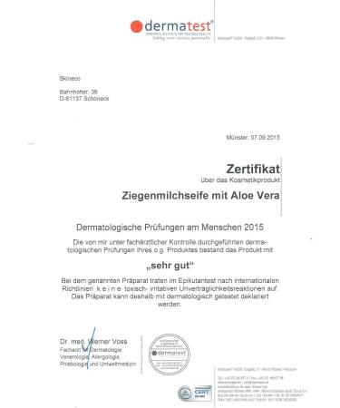  Skineco Natural soap | Sustainable goat milk soap with aloe vera | Soap for dry skin | Body soap | Handmade natural cosmetics | Facial cleansing | Clear skin | Gentle solid shower gel - Buy Online on GoSupps.com