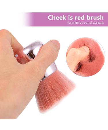 NOLITOY Mushroom Head Makeup Brush - Portable Multi-Purpose Pink Powder & Blending Brush for Women | Ideal Cosmetic Tool for Flawless Makeup Application - Buy Online on GoSupps.com