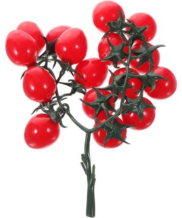 Alipis 2pcs String Simulated Cherry Tomatoes Cherry Tomatoes Decor Realistic Cherry Tomato Model Decor Kid Toy Foam Food Fruit Prop Pvc Red Household Products Child Fake Vegetables Redx2pcs 18X16CMx2pcs - Buy Online on GoSupps.com