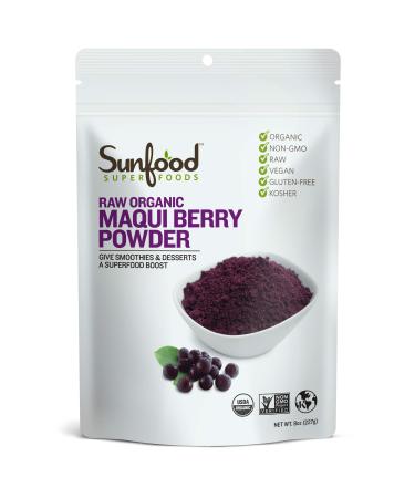 Sunfood Superfoods Raw Organic Maqui Berry Powder 8 oz (227 g)