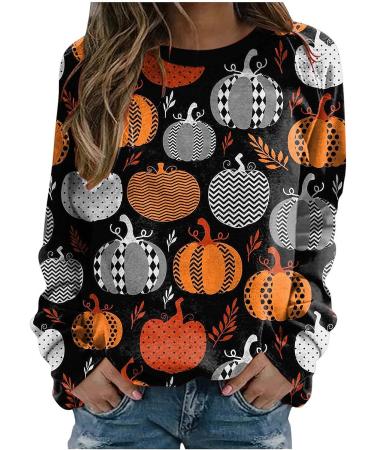 Women's Leopard Print Sweatshirt - New Stitching O Neck Casual Sweater Shirt for Vacation - Grey X-Large - Buy Online on GoSupps.com