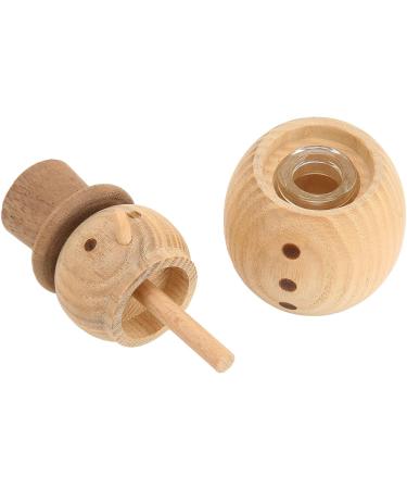 Portable Wood Aromatherapy Diffuser - Snowman Shape Essential Oil Diffuser for Office Bedroom Car & Living Room - Buy Online on GoSupps.com