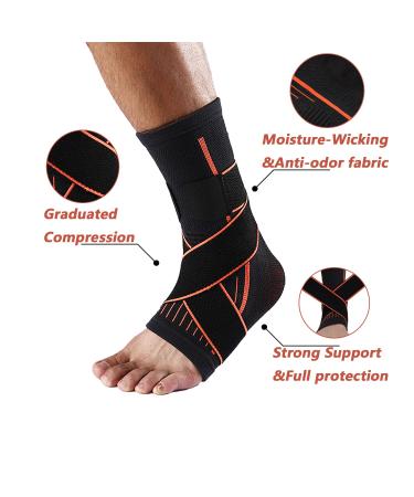 Buy Solo Actfit Ankle Bandage for Sports | Non-Slip Breathable Support for Basketball & Tennis - Unisex Ankle Brace - Buy Online on GoSupps.com