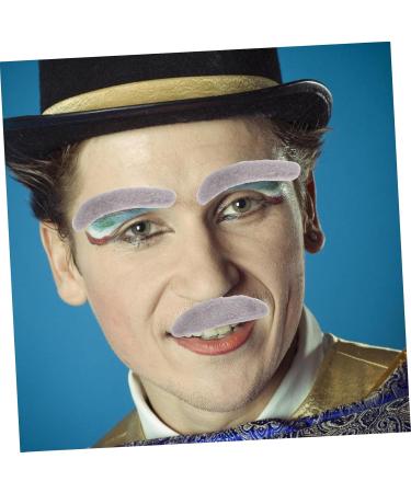 Old Man Beard Costume Set | Realistic Fake Beard Mustache & Glasses for Men - Perfect Cosplay Accessories - Buy Online on GoSupps.com