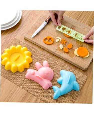 Alipis 16 Pcs Rice Ball Mold Baby Food Supplement Mold Bento Rice Ball Maker for Home Embossed Child 15X4CMx2pcs Assorted Colorx2pcs - Buy Online on GoSupps.com