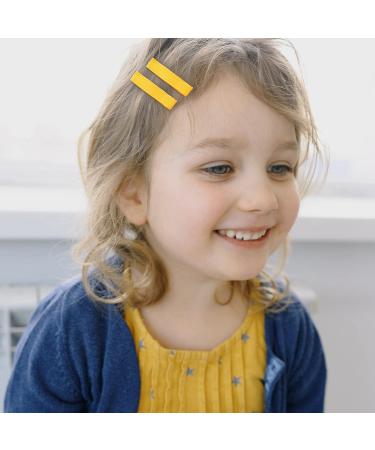 Cinaci 60 Pairs DIY Metal Duck Beak Hair Clips - Monochrome Fabric Covered Accessories for Babies Girls Toddlers & Teens - 5cm Fully Lined - Buy Online on GoSupps.com