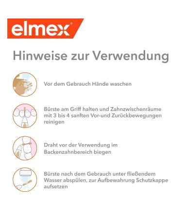 Buy Elmex Interdental Brush Green Size 5 (0.8mm) - 8 Pack | Best for Cleaning Medium Spaces Between Teeth | International Shipping Available - Buy Online on GoSupps.com