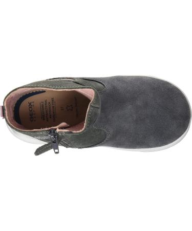 Geox Baby Girls B New Flick F Trainers - 9 UK Child - Dark Grey | Shop Now - Buy Online on GoSupps.com