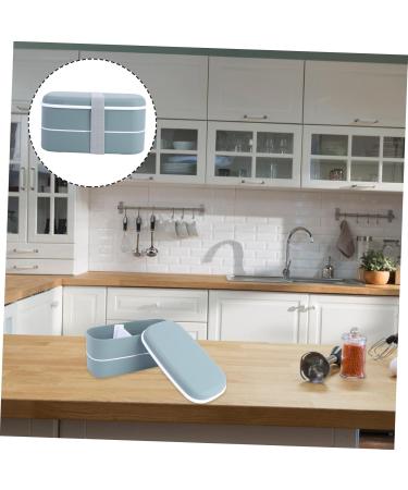 Alipis 1 Set Double Layer and Double Layer Lunchbox Microwave Containers Picnic Container Lunch Box Office HG2P442VA135653 Green 15.5X8.5CM - Buy Online on GoSupps.com