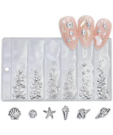 FEIlei 3D Nail Charms Heart Nail Art Studs Nail Jewelry for DIY Crafts Nail Art Decor - Buy Online on GoSupps.com