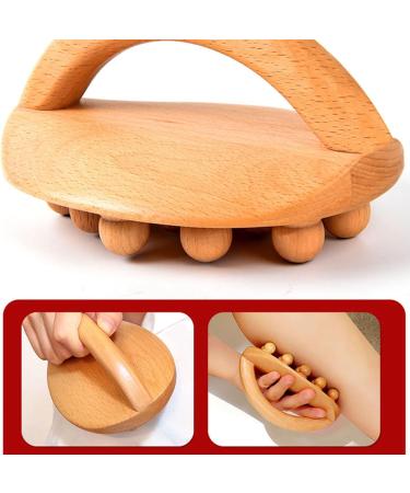 Felenny Wooden Massage Brush | Lymphatic Drainage & Anti-Cellulite Body Shaping Tool - Buy Online on GoSupps.com