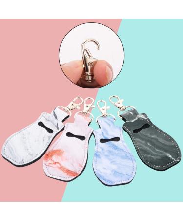 CM Clip-on Chapstick Sleeve Lip Balm Holder Keychain - Marble Patterns (4 Pcs) - Buy Online on GoSupps.com