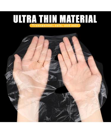 200 Sheets Disposable Facial Sheet Masks - Transparent Moisturizing Face Masks for Spa & Skincare | International Shipping Available - Buy Online on GoSupps.com