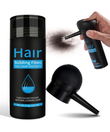 FSLHCY Hair Powder for Thickening Hair 27.5g Hair Concealer Waterproof Hair Loss Mask for Women Men Dark Brown with Nozzle