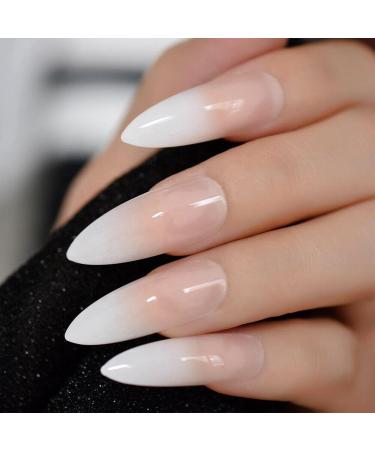 False Nails Artificial Nails with Glue Artificial Finger Acrylic Nail Kit Manicure Kit for Women Next Day Delivery of Coffin Acrylic. (Nude French Tip) - Buy Online on GoSupps.com