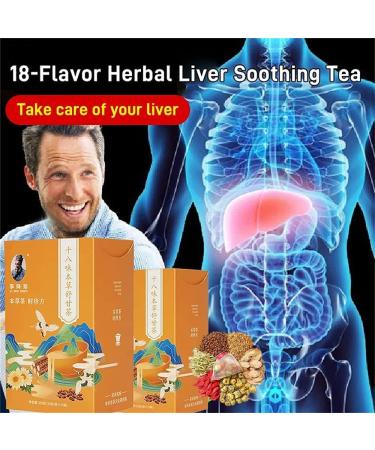 PRIMUZ 18-Flavor Herbal Chrysanthemun Cassia Seeds Liver Soothing Tea Daily Liver Nourishing Tea Everyday Nourishing Liver Tea Chinese Nourish Liver and Protect Liver Tea for All People (30pcs) - Buy Online on GoSupps.com