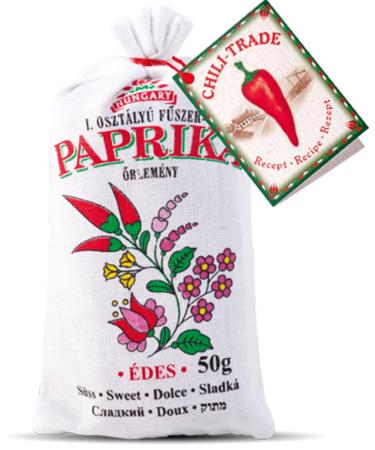 Hungarian sweet paprika 50 g (linen bag 1) - Buy Online on GoSupps.com