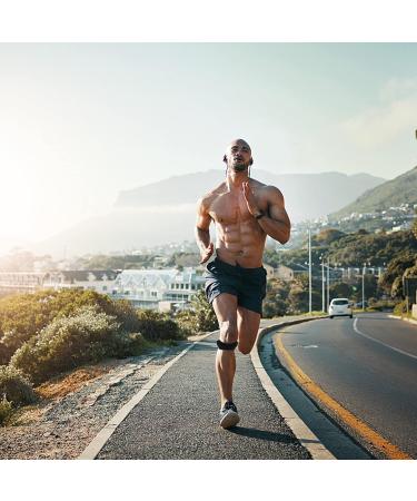 Ziquan777 Knee Brace Straps - Patellar Tendon Support with Silicone for Knee Pain Relief - 2 Pack Black - Buy Online on GoSupps.com