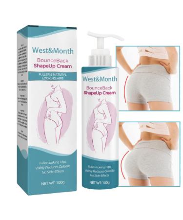 Bouncy Reshaping Cream - Bigger Butt Cream - Deeply Moisturizing Buttock Cream for Firming and Plump Shaping, Butt Cream