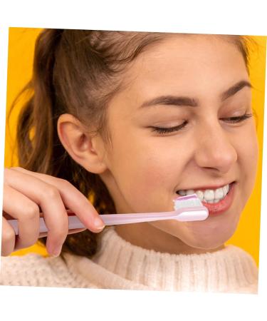 KALLORY Portable Soft Bristle Camping Toothbrush | Travel Tooth Care for Adults & Pregnant Women | Non-Slip Design & Flossers - Buy Online on GoSupps.com