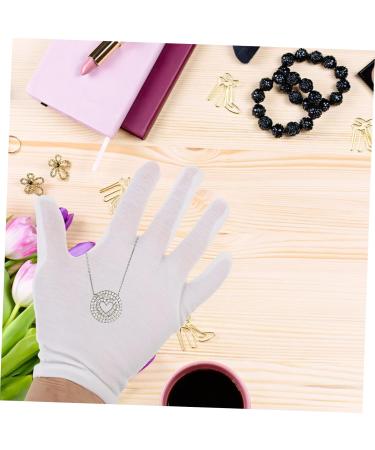 minkissy 12 Pairs Washable Cotton Gloves Elastic Cotton Gloves White Gloves Women Cotton Inspection Gloves Gloves White Cotton Gloves Washable Cotton Hand Gloves Jewelry Wen Wan Work 23x13x8.5cm - Buy Online on GoSupps.com