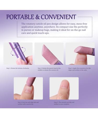 Stylo huile rotatif Portable pour renforcer les ongles 3 pi ces pour les ongles fins et la croissance des cuticules - Buy Online on GoSupps.com