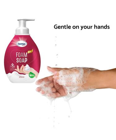Temis Foaming Hand Soap Tablet Refills - 12ct Unscented Foam Soap Tablets with Reusable Pump - 144 fl oz Total for Eco-Friendly Cleaning - Buy Online on GoSupps.com