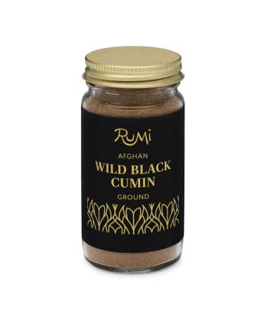 Rumi Spice - Ground Wild Black Cumin | Grown and Harvested in the Hindu Kush Mountains | Ethically Sourced (2.5 oz)