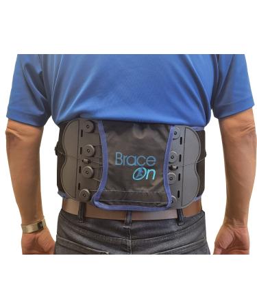 Universal LSO Back Brace | Medical-Grade Compression Belt for Men & Women | Chronic Pain & Spinal Stenosis Support | Adjustable Size Small-4XL | BraceOn - Buy Online on GoSupps.com