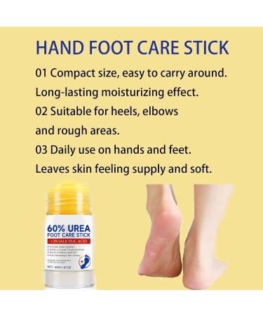 Hand and foot cream with 60% urea and 2% salicylic acid to repair cracked heels dry and rough skin - Intense moisturizing care for hands elbows and feet (2 pcs) - Buy Online on GoSupps.com