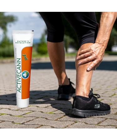 Annabis ACTIVECANN Natural Vegan Gel with Organic Hemp & Colloidal Silver - Fast Absorbing - Non-Sticky Formula for Neck, Back, Elbows, & Knees - Buy Online on GoSupps.com