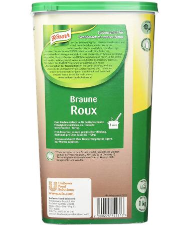 Buy Knorr Brown Roux - Instant Stable Sauce Binding 1kg Pack - International Shipping Available - Buy Online on GoSupps.com
