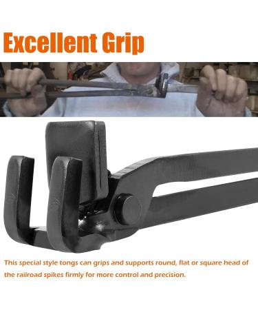 Blacksmith Railroad Spike Tongs - High-Quality and Durable Tool for Blacksmithing - Buy Online on GoSupps.com