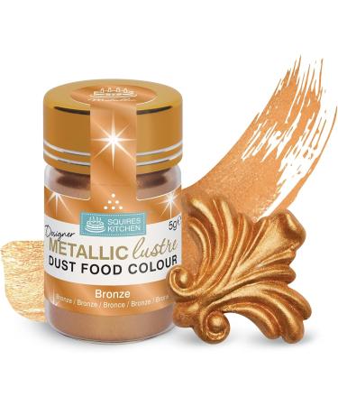 Squires Kitchen Bronze Metallic Lustre Dust 5g - Designer Collection - Buy Online on GoSupps.com