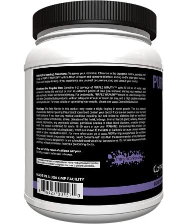 Controlled Labs Purple Wraath - Purple Lemonade 13.5 oz (384 g) | Best Amino Acid Formula - Buy Online on GoSupps.com