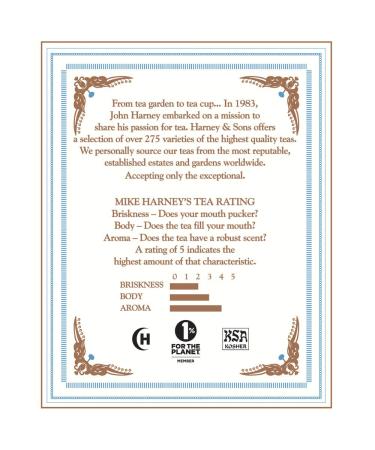 Harney & Sons Earl Grey Supreme Tea - 20 Sachets (1.4 oz) | Premium Quality - Buy Online on GoSupps.com