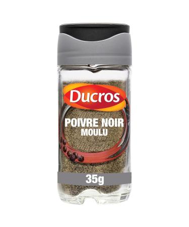 DECRO Poivre Noir Intense au Go t Puissant Saveur Authentique et Ar me Frais (Flacon 35g) - Le lot de 3
