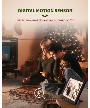10.1 MOOLINK WiFi Digital Photo Frame - Touch Screen, HD Display, 16GB Storage - Share Photos via Email, App, USB Drive, SD Card - Black - Buy Online on GoSupps.com
