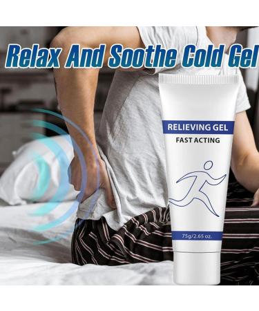 Moisturizing Body Relief Lotion Soothing Cooling Gel 75g Fast Acting Relief Gel With Instant Cooling Sensation In M-Enthol Fast Acting Care Cream For Men Nd Women - Buy Online on GoSupps.com