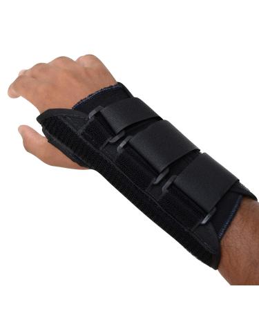 Sammons Preston Left Large Canvas Wrist Splint - Orthopedic Support Brace for Tendonitis Carpal Tunnel & Pain Relief | Comfortable Compression & Immobilization - Buy Online on GoSupps.com