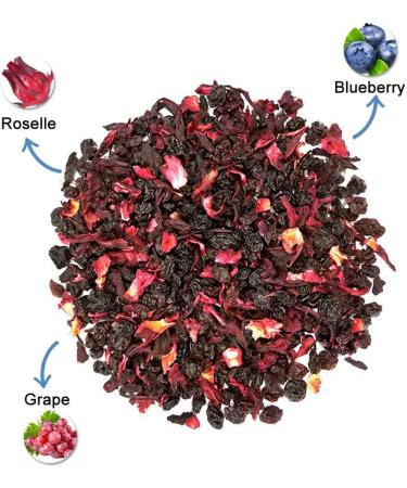 Plant Gift Plat Gift Blueberry Roselle Roselle Blueberry Grape Tea Bags in Iced Tea and Detox Beauty and Health 70 g25 oz - Buy Online on GoSupps.com