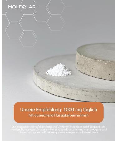  MoleQlar High-dose L-carnosine powder - 30 grams of pure vegan carnosine powder - 1000 mg of L-carnosine per serving - protects against AGEs and ALEs - With measuring spoon - Purity - Buy Online on GoSupps.com