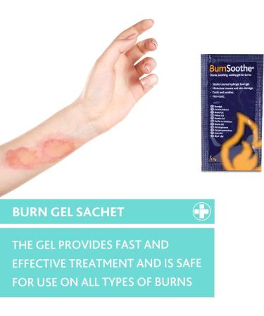 Reliance Medical Burnsoothe/Reliburn Burn Blot Sachet - Sterile Non-Toxic Cooling Gel for Burns - 25 Count Pack - Buy Online on GoSupps.com