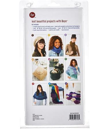Boye Yarn Knitting for Beginners Kit with 9 Patterns - Start Your Knitting Journey Now! - Buy Online on GoSupps.com