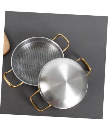 Housoutil Stainless Cookware Stainless Steel Cookware Seafood Frying Pan Crayfish Frying Pan Stainless Steel Skillet Household Skillet Fry Pan Commercial Amphora Cooking Utensils Rice Cooker 39x26cm As Shown - Buy Online on GoSupps.com
